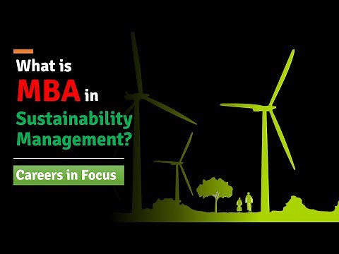 What is MBA in Sustainability Management? | Careers after Masters in Sustainable Development