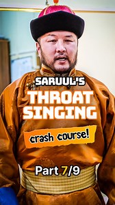 Part 7 of 9: Saruul, Mongolian throat singer, teaches you in nine 1-minute lessons the basics of Mongolian throat singing! Check them out! I’ll be rolling them out this month. While you’re at it, give him a follow: Myagmarjav Saruultugs #mongolian #throatsinging #mongol #khoomii #learnthroatsinging | Rowan Lee Hartsuiker