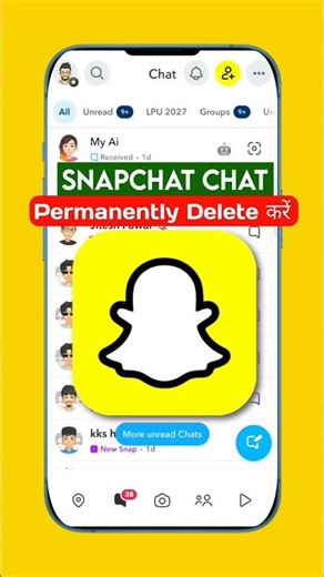 Snapchat Chat Permanently Delete kaise kare | How to Delete snapchat chat permanently