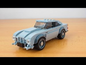 Lego James Bond's Aston Martin DB5 with working gadgets MOC