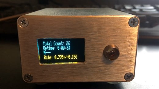 Cosmic rays are hitting Earth every second... I measured them