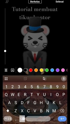 tutorial membuat tikus kantor
