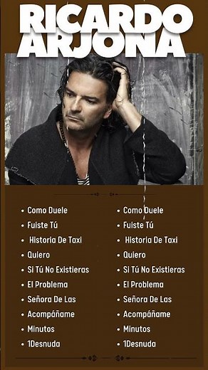 Ricardo Arjona - 10 Super Éxitos Románticas Inolvidables MIX - ÉXITOS Sus Mejores Canciones