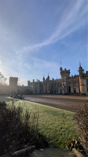 🏰☀️❄️ #visitherts #historichouses #hertfordshire #knebworthhouse | Knebworth House