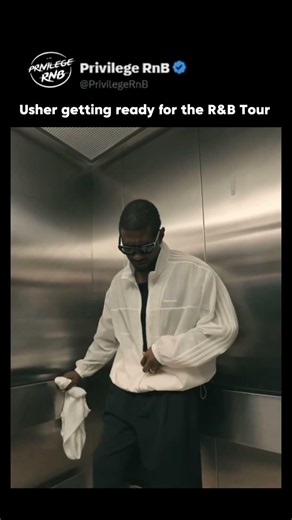 Usher getting ready for the R&B Tour