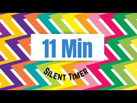 11 Minute Silent Timer - Colorful and Fun
