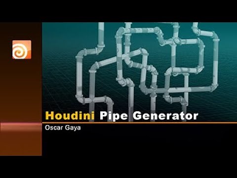 Houdini Pipe Generator / Houdini Engine Unreal ( HDA Included)