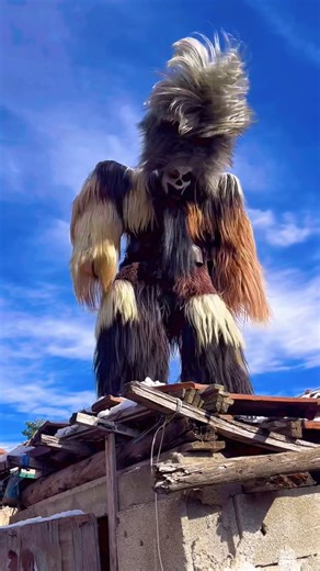 Tijana on Instagram: "The use of goat and animal skins is not decorative. Across ancient Eurasian rituals, the goat is linked to winter, sacrifice, survival, and the turning of the sun. Many scholars connect these masked figures to the solar transition around the winter solstice — when light begins its slow return. The Sun enters Capricorn. To wear the skin is to cross species boundaries, to step outside the human world and act from a liminal position. These are not men dressed as animals. They 