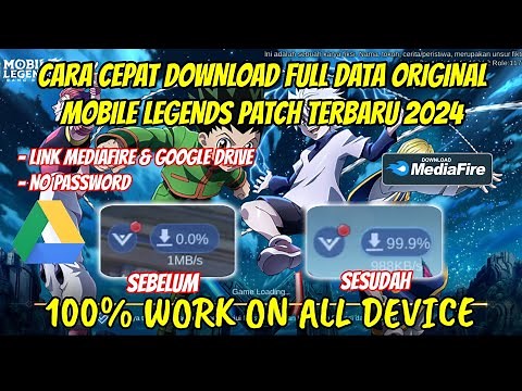 HOW TO QUICKLY DOWNLOAD THE LATEST MOBILE LEGENDS DATA 2025 | DOWNLOAD THE LATEST ORIGINAL ML DAT...