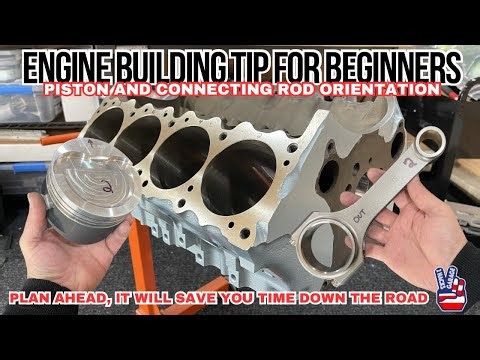 Engine Building Tip for Beginners, Piston and Connecting Rod Orientation #engine