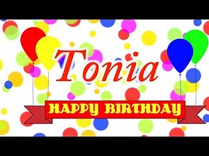 Happy Birthday Tonia Song