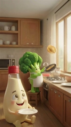 Brocco funny video 😂😂😂 | Can you predict when the pancakes will flip? 🥞