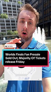 Worlds 2026 Finals Presale Sold Out — Majority of Tickets on Friday