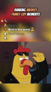 Ranking wildest family guy moments 🤯☠️