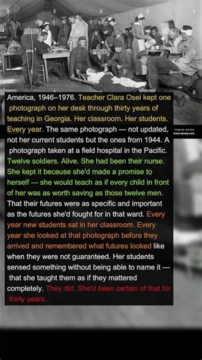 She Kept the Same Photograph on Her Desk Through 30 Years of Teaching to Remember Why | Military