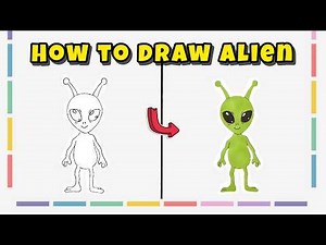How to Draw an Alien – Easy Space Creature Drawing Tutorial