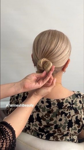How to Create a Twisted Kanzashi Bun 🌸 Simple, Soft & Stunning!
