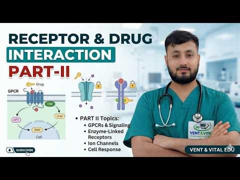 Receptor & Drug Interaction in Pharmacology | Mechanism of Drug Action
