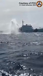 Members of the Philippine Coast Guard (PCG) rescue Filipino fishermen who experienced harassment from Chinese Coast Guard and Chinese Maritime Militia at Escoda Shoal in the West Philippine Sea on Friday. PCG sent the MRRV-4403 and MRRV-4411 response vessels after 20 fishermen encountered Chinese vessels used water cannon against them, did dangerous blocking maneuvers, and cut anchor lines. The incident resulted in three injured fishermen and damaged two boats. (Photo and videos courtesy of PCG)