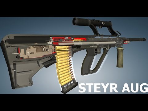 How a Steyr AUG Bullpup Rifle Works