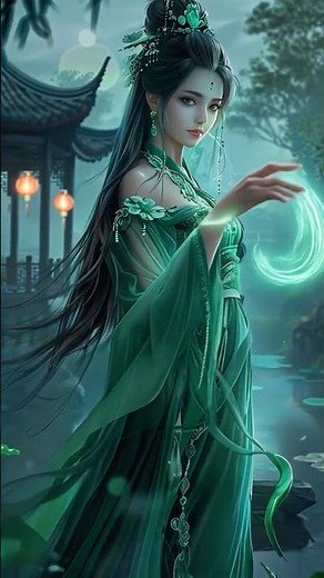 Gorgeous Snake Demon vs. Taoist Disciple 🐍💚⚔️