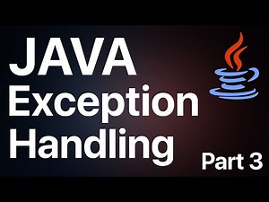 JAVA Exception Handling - Part 3 | RAVB
