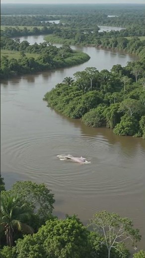 Amazing Amazon Wildlife 🐆🌿 | Stunning Drone Views of the Amazon Rainforest #shorts #naturelovers