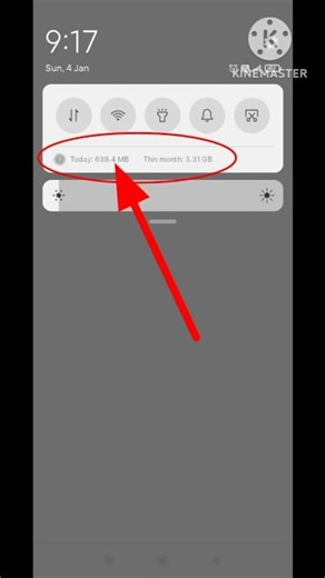Data Use Notification Bar In Redmi | Data Use Notification Enable Kaise Kare #shortsfeed #shorts