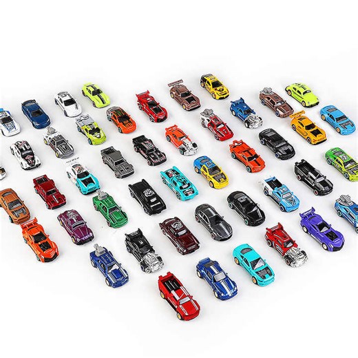 Custom Alloy Car Transparent Building Blocks Display Box Sports Model Vehicle Diorama 1:64 Diecast Car Toy