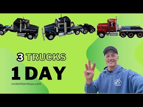 Building 3 Custom 1/64 Scale Trucks in One Day! 🚛✨