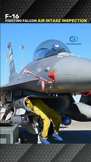F-16 Air Intake Inspection