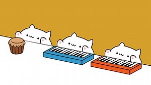【Cat】Bongo Cat - Billie Eilish "bad guy" (EDM Cat Cover)