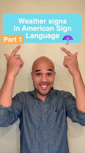 72K views · 2K reactions | ☔️ Weather Signs in ASL – Part 1!�Learn how to sign common weather words in American Sign Language. Celebrate Mom with the Gift of ASL!�Save 20% on ALL Gift Courses – Limited-time sale! #learnasl #aslweather #signlanguage101 | Sign Language 101 | Facebook