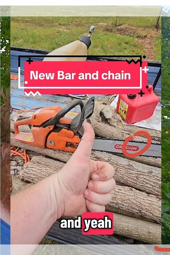 3.3K views · 67 reactions | Say hello to the new bar and chain... see what I did there? #offgridguru #OffGrid #OffGridLiving #saw #house | The Off-Grid Guru | Facebook
