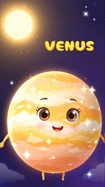 Building Venus with Playdoh 🌑 | Learn Planets | Planet Song #cocomelon #toddlerlearning #shorts