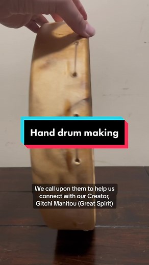 Decolonial Hand Drum Making: Connecting with Mother Earth | Indigenous TikTok