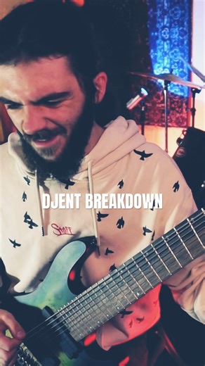 Djent breakdown with juicy lead🍑 #8string #riffage #riff #djent #breakdown #metal #instrumental