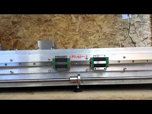 Ballscrew and Stepper Motor Test showing high stability with no Whip using Cnc4you Ltd. Parts Mach 3