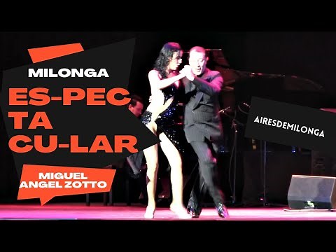 Espectacular baile, milonga por Miguel Angel Zotto y Daiana Guspero tango Buenos Aires, Argentina