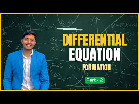 Lesson 2: Formation Differential Equation