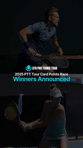 After a year of battling on the UTR Pro Tennis Tour, the top 100 men and top 100 women have been rewarded with year-end bonuses! 💰 The UTR PTT Tour Card Points Race tracked the results of all players who participated in UTR PTT events in 2025, awarding points based on their results. We checked in with a few of the top finishers to reflect on the year! Visit our website to view the full standings 🔗 #Tennis #UTRProTennisTour #UTRSports