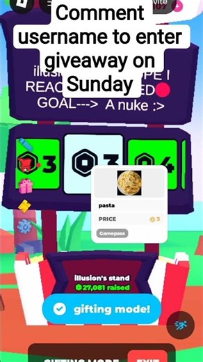 40 rbx giveaway 🎁 comment your username to enter #roblox