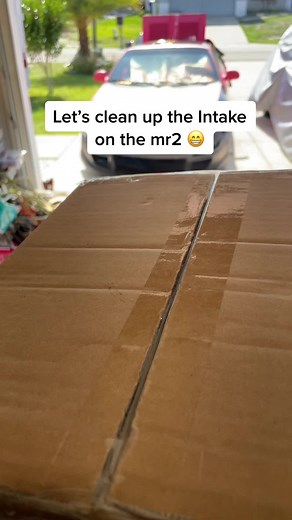 Looks so much better #fyp #intake #kswap #mr2 #clean #cars #install #coldairintake