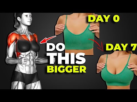 Naturally Increase Breast Size in 7 Days ➜ 9 Best Exercises to Do at Home