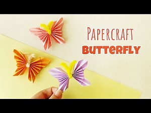 Easy Paper Butterfly Tutorial | DIY Papercraft for Beginners | Fun Craft for Kids