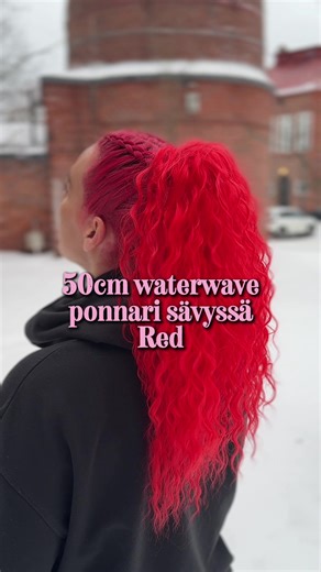 Punainen ponnaripidennys: Täydelliset hiukset