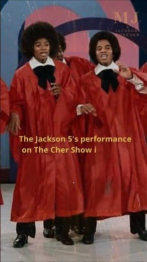 Jackson 5 on The Cher Show in 1975