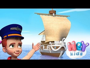 Maman Les Petit Bateaux comptine + karaoke ⛵ HeyKids