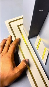 Simple trick to measure the angle of the molding #woodworking #Carpentry #molding #HomeDecor #diy