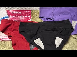 Carer Absorbent Underwear - Period Panties - incontinence underwear with leak test